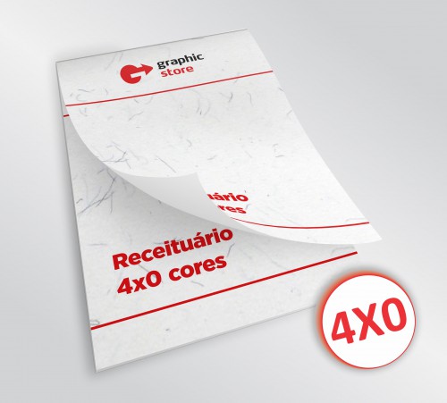 Receituário 14x20cm - laser color - 10 blocos - giz 90g