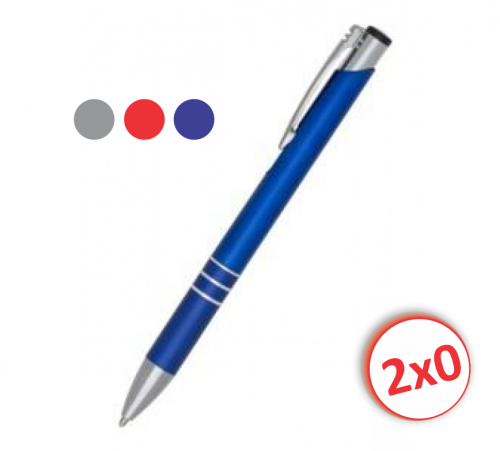100 canetas - modelo 1288 - 02 cores