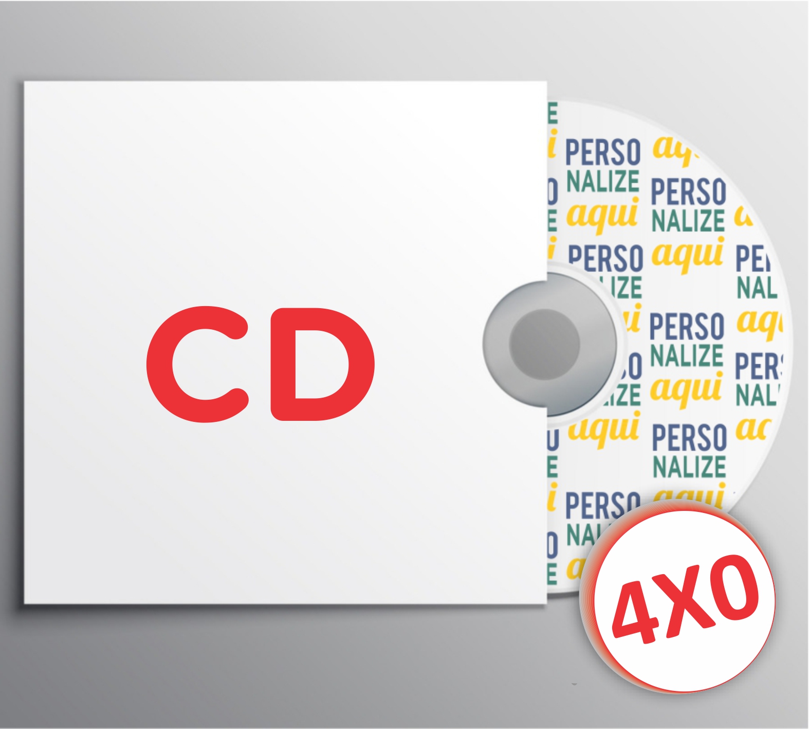CD Printable - Personalizado - 02 a 10 unidades