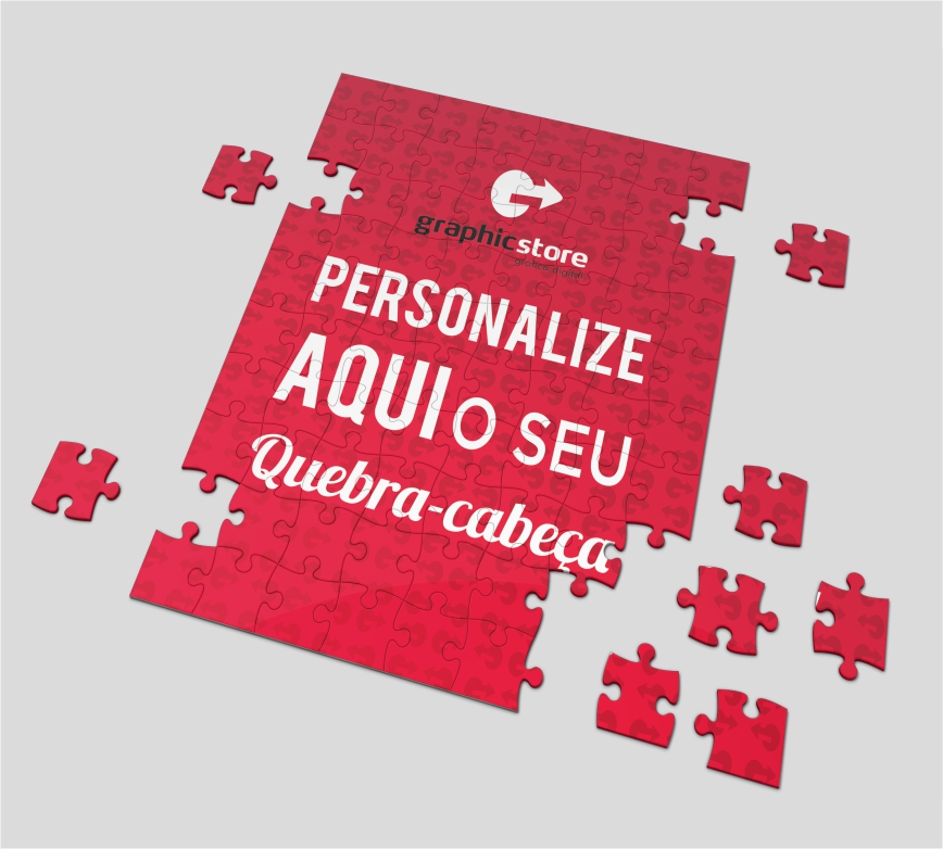 Quebra cabeça A4 - acima de 51 unidades