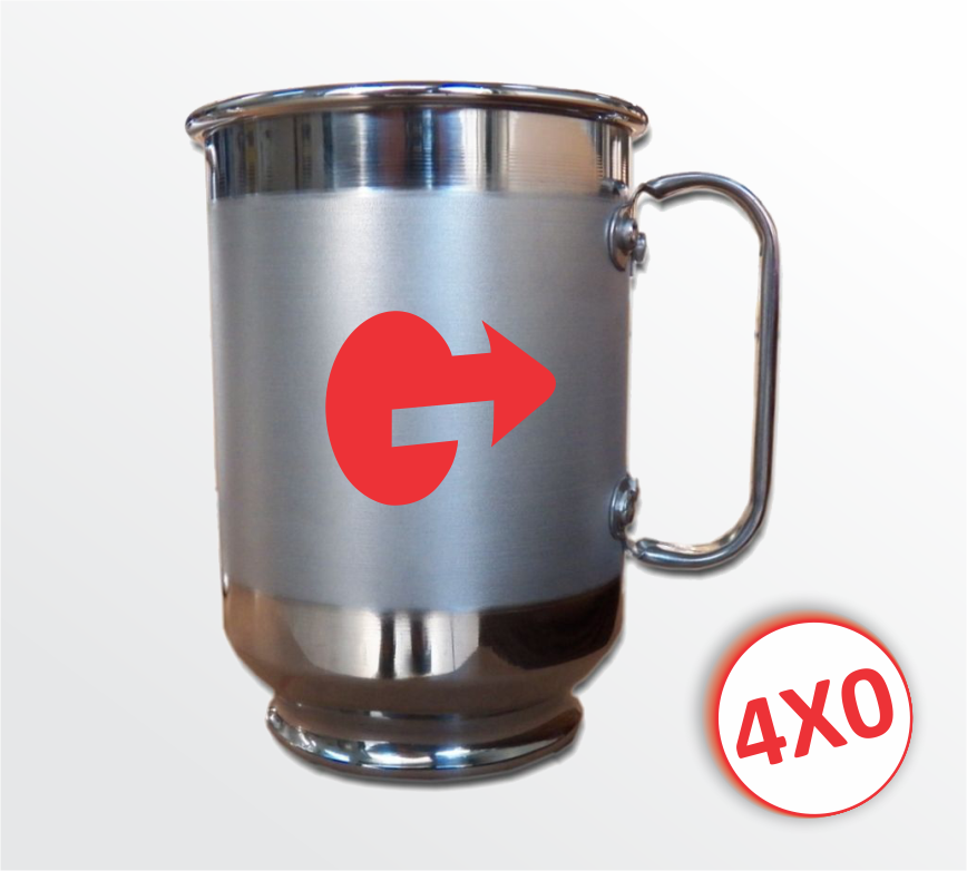 Caneca de Chopp de Alumínio - 11 a 30 unidades