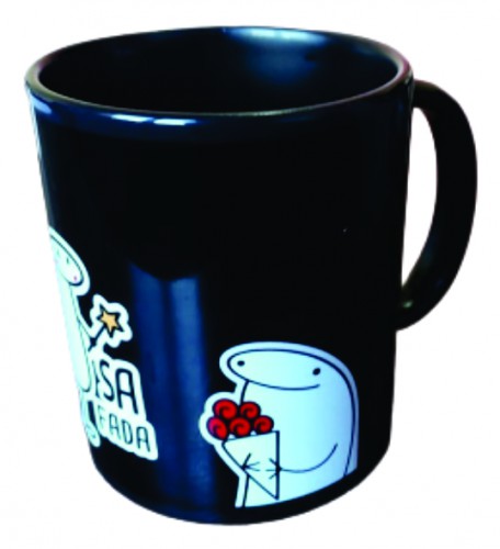 Caneca Cerâmica Preta - acima de 10 unidades