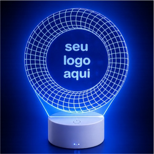 Luminária Acrílico Led RGB